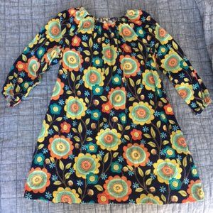 Floral Corduroy Dress